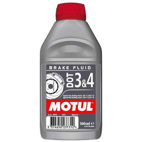 motul brake fluid dot 3&4.